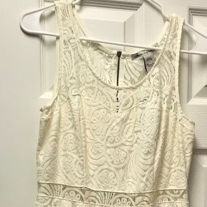 American rag cie lace illusion skater sleeveless d